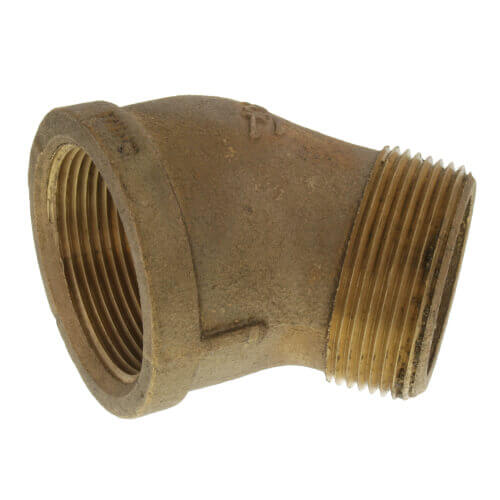 Main product image of 3" Brass 45° Street Elbow (Lead Free)