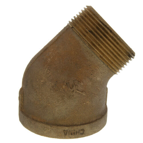 Main product image of 3" Brass 45° Street Elbow (Lead Free)