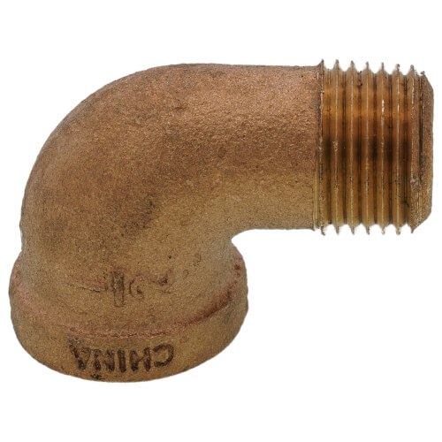 Main product image of 1/2" Brass 90 Deg Street Elbow, Lead Free (Threaded)
