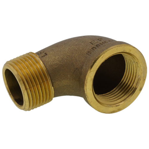 Main product image of 1" Brass 90 Deg Street Elbow, Lead Free (Threaded)