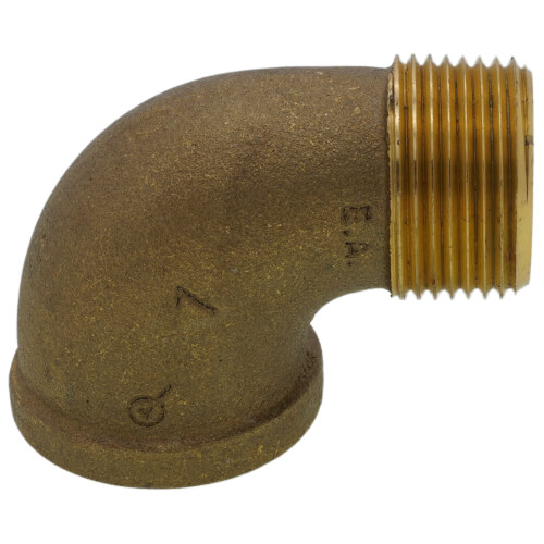 Main product image of 1" Brass 90 Deg Street Elbow, Lead Free (Threaded)