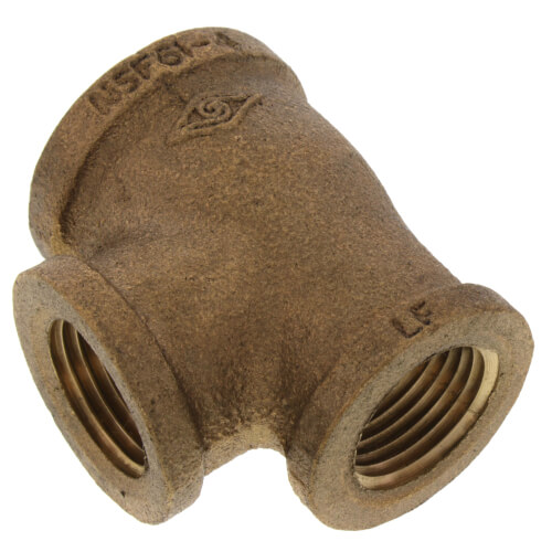 Main product image of 3/4" x 1/2" x 1/2" FIP Brass Tee (Lead Free)