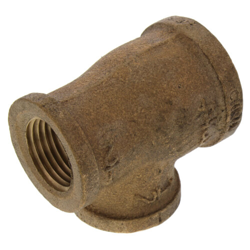 Main product image of 3/4" x 1/2" x 1/2" FIP Brass Tee (Lead Free)