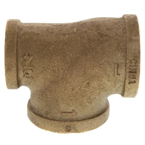 Main product image of 1" x 3/4" x 1" FIP Brass Tee (Lead Free)
