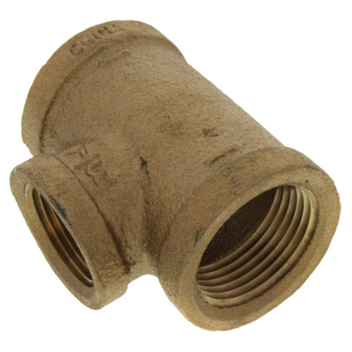 Main product image of 1" x 1" x 3/4" FIP Brass Tee (Lead Free)