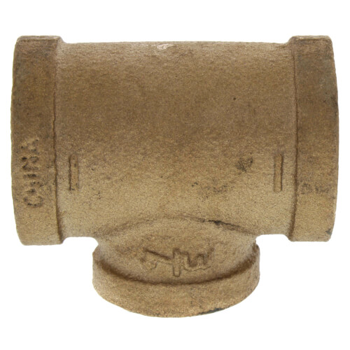 Main product image of 1" x 1" x 3/4" FIP Brass Tee (Lead Free)