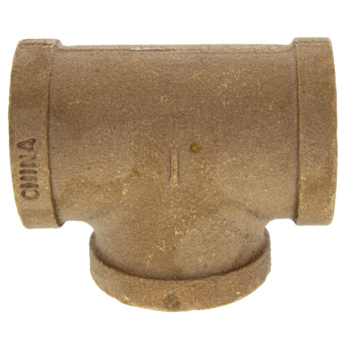 1" FIP Brass Tee (Lead Free)