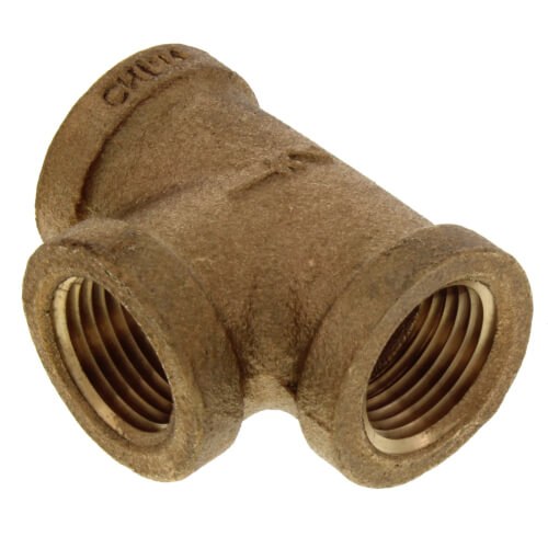 Main product image of 1-1/2" Brass Tee (Lead Free)