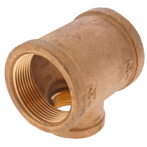Main product image of 1-1/2" x 1-1/2" x 1" FIP Brass Tee (Lead Free)