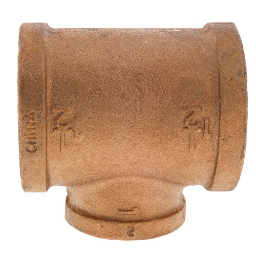 Main product image of 1-1/2" x 1-1/2" x 1" FIP Brass Tee (Lead Free)