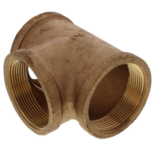 Main product image of 2" Brass Tee (Lead Free)