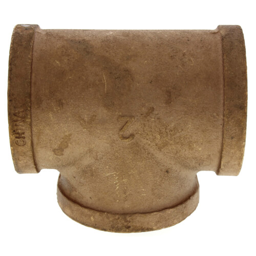 Main product image of 2" Brass Tee (Lead Free)