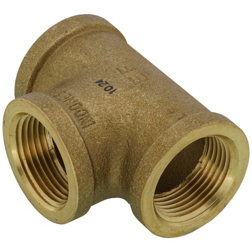 Main product image of 1" FIP Brass Tee (Lead Free)
