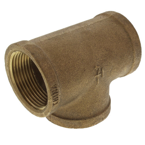 Main product image of 1-1/4" Brass Tee (Lead Free)