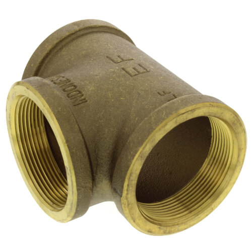 Main product image of 2" Brass Tee (Lead Free)
