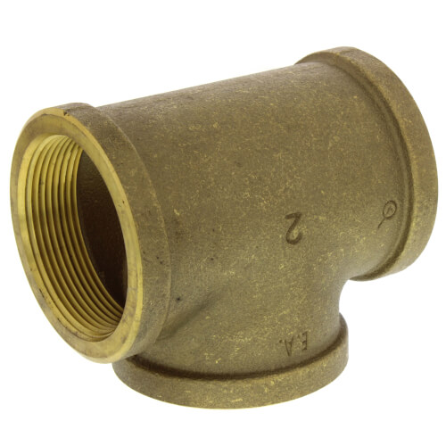 Main product image of 2" Brass Tee (Lead Free)