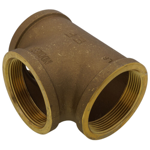 Main product image of 3" Brass Tee (Lead Free)