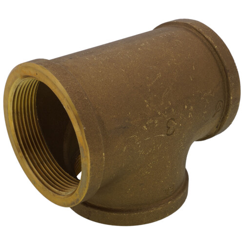 Main product image of 3" Brass Tee (Lead Free)