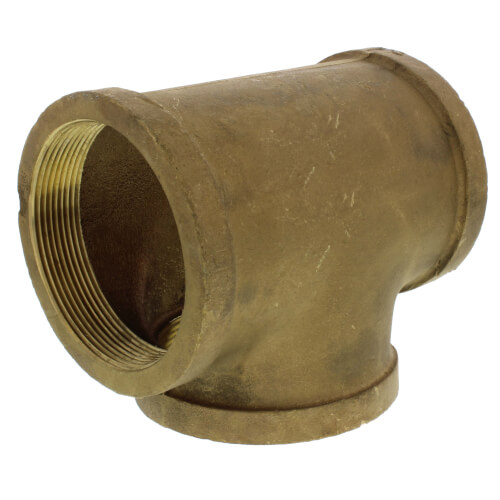 Main product image of 4" Brass Tee (Lead Free)