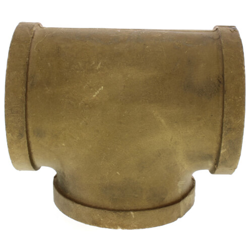 Main product image of 4" Brass Tee (Lead Free)
