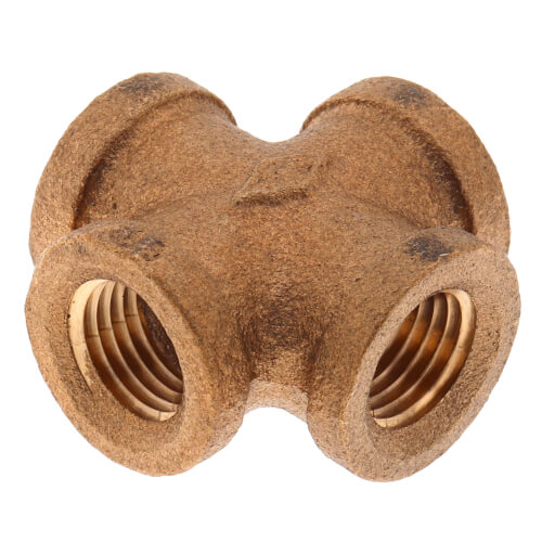 Main product image of 1/4" Brass Cross (Lead Free)