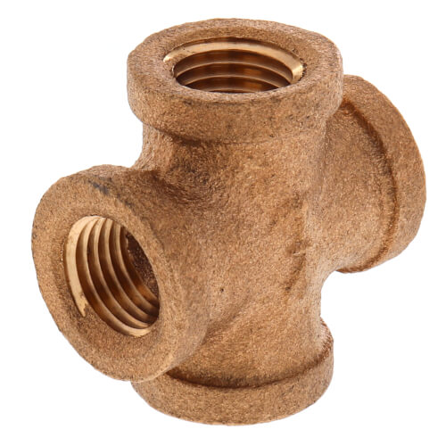 Main product image of 1/4" Brass Cross (Lead Free)