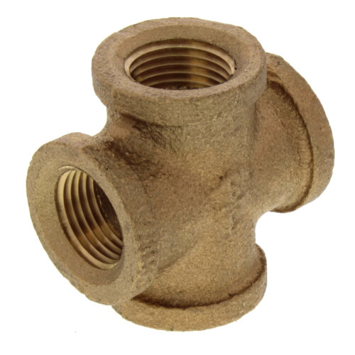 Main product image of 3/8" Brass Cross (Lead Free)