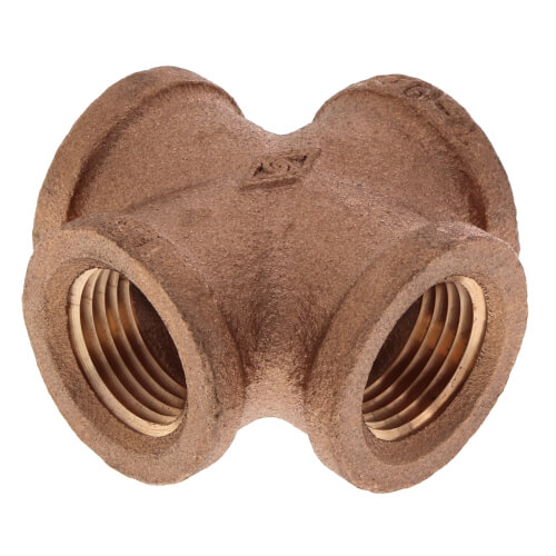 Main product image of 1/2" Brass Cross (Lead Free)
