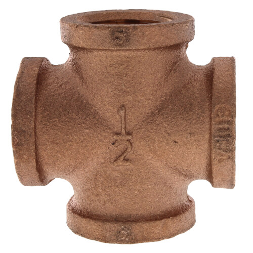 Main product image of 1/2" Brass Cross (Lead Free)