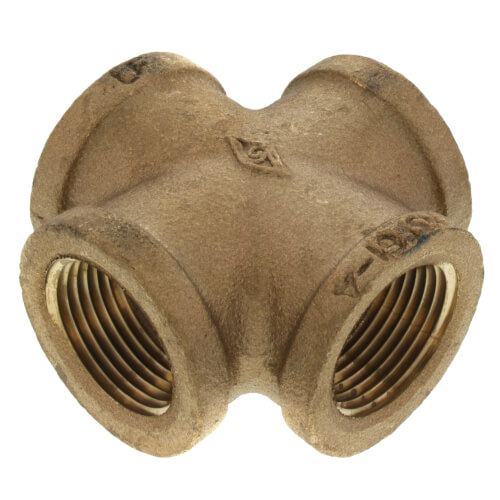 Main product image of 3/4" Brass Cross (Lead Free)