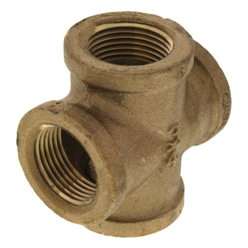 Main product image of 3/4" Brass Cross (Lead Free)