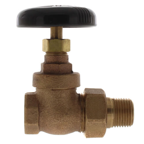 Main product image of 1/2" (FIP x Male Union) Steam Radiator Gate Valve, BSGV-0500