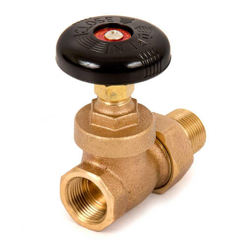 Main product image of 3/4" (FIP x Male Union) Steam Radiator Gate Valve