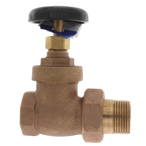 Main product image of 1" (FIP x Male Union) Steam Radiator Gate Valve, BSGV-1000