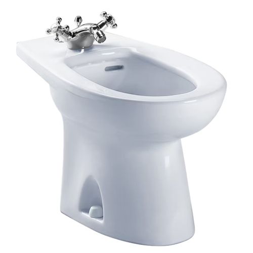 Main product image of Piedmont Single Hole Deck Mounted Faucet Bidet, Cotton White - BT500AR#01