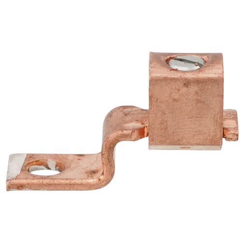 Main product image of Copper Single-Conductor, One-Hole Mount Lug w/ Offset Tang, 8 Str-2 Str