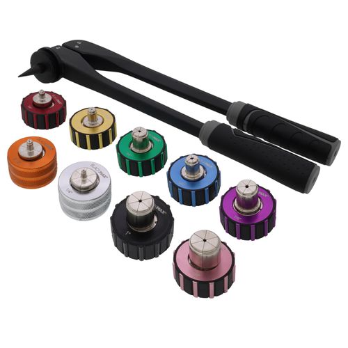 Main product image of BlackMax Imperial Tube Expander Kit w/ Tool, 9 Color Coded Heads, and Case - (1/4", 5/16", 3/8", 1/2", 5/8", 3/4", 7/8", 1", 1-1/8")
