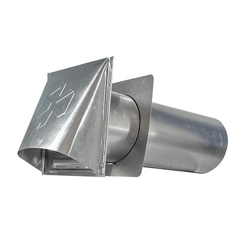 Main product image of 4" ASM320 Aluminium Standard Mouth Vent Termination Hood w/ Flapper