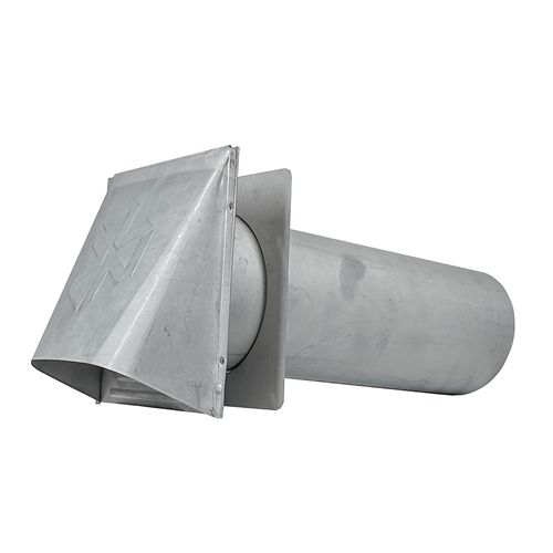 Main product image of 4" GWM420 Galvanized Wide Mouth P-Tanium Hood w/ Flapper