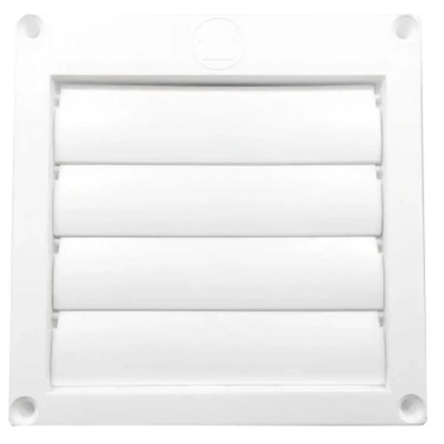 Main product image of 4" PML320 Plastic Multi Louvered Hood w/ 11" Tail (Brown)