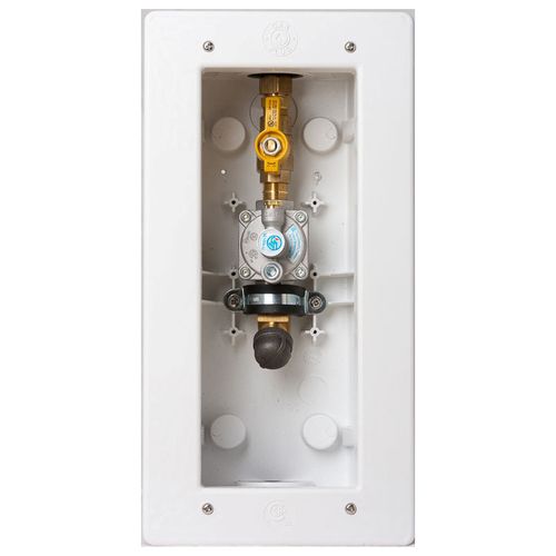 Main product image of Interior Versatile Gas Plug with 1/2" NPT Inlet x 3/8" NPT Outlet, No Quick Disconnect, 2 PSI
