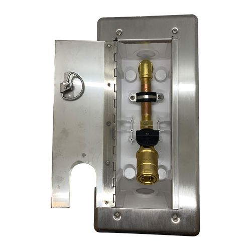 Main product image of Exterior Versatile Gas Plug with 1/2" NPT Inlet x 1/2" Quick Disconnect Outlet