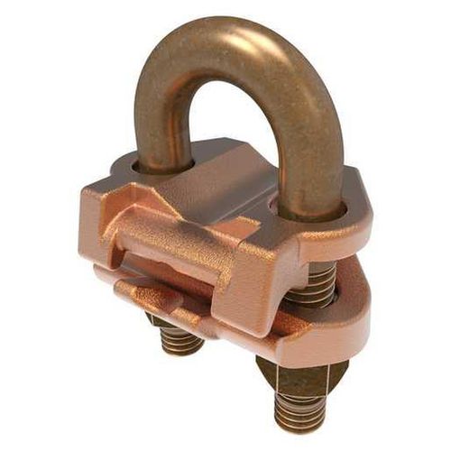 Main product image of Grounding Connector, Cable To Rod Or Pipe, 2/0 Awg (Sol) -250 Kcmil, 1/2"-3/4" Pipe, 7/8"-1" Rod