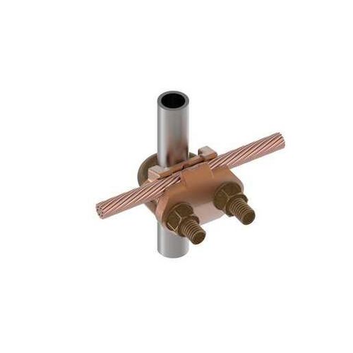 Main product image of Grounding Connector, Cable To Rod Or Pipe, 2/0 Awg (Sol) -250 Kcmil, 1/2"-3/4" Pipe, 7/8"-1" Rod