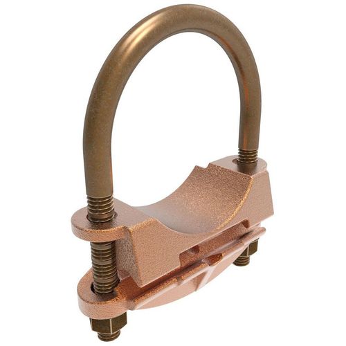 Main product image of 1-1/2" Mechanical Grounding Connector, Cable to Rod or Pipe, 8 AWG (Sol.) - 4 AWG (Str.), GAR174C