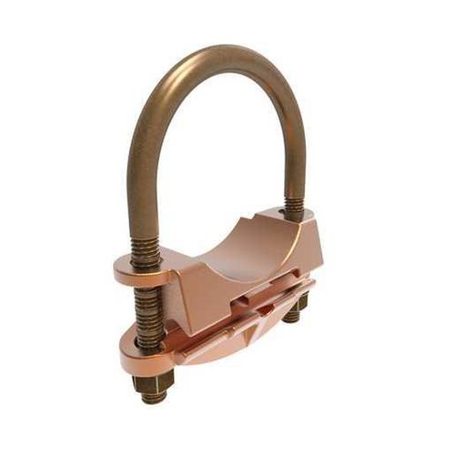 Main product image of Grounding Connector, Cable To Rod Or Pipe, 2/0 Awg (Sol) -250 Kcmil, 2" Pipe, 2"-2-3/8"Rod