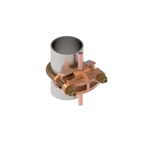 Main product image of Grounding Connector, Cable To Rod Or Pipe, 2/0 Awg (Sol) -250 Kcmil, 2" Pipe, 2"-2-3/8"Rod