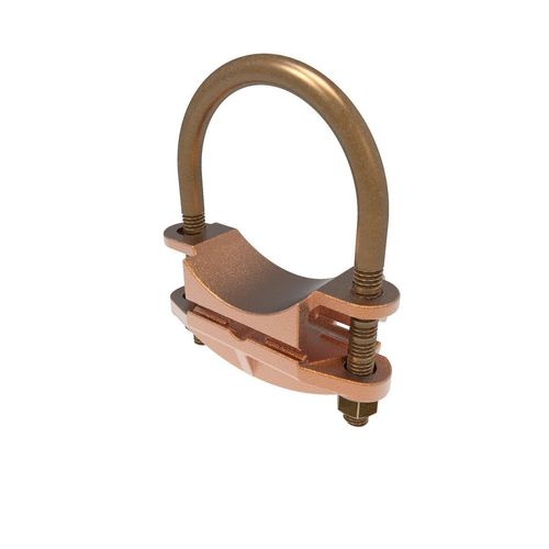 Main product image of Grounding Connector, Cable To Rod Or Pipe, 2/0 Awg (Sol) -250 Kcmil, 2" Pipe, 2"-2-3/8"Rod