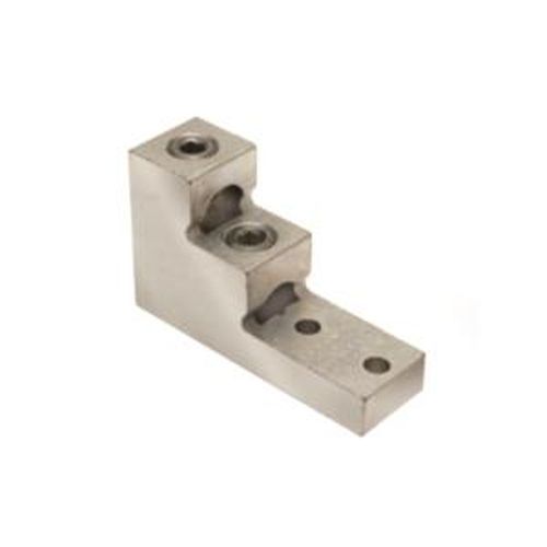 Main product image of Aluminum Universal Terminal, 2-Hole, 2 Cable, #2 Awg Str-600 Kcmil, 3/8" Stud, Al/Cu Rated