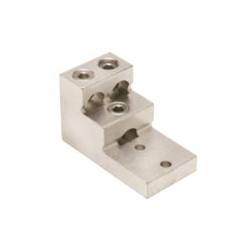 Main product image of Al Universal Terminal, 3 Conductor, 2 Hole, #2 Awg Str-600 Kcmil, 3/8" Stud, 1.38" Spacing